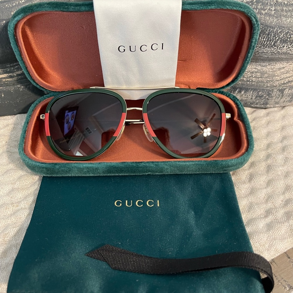 COPY - Authentic GUCCI Aviator Sunglasses